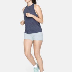 outdoor voices // blue eco mesh tank top small